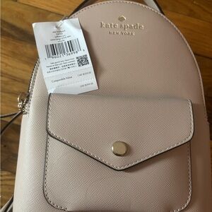 kate spade Blush Pink Saffiano Mini Backpack